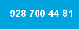 928 700 44 81 928 700 44 81